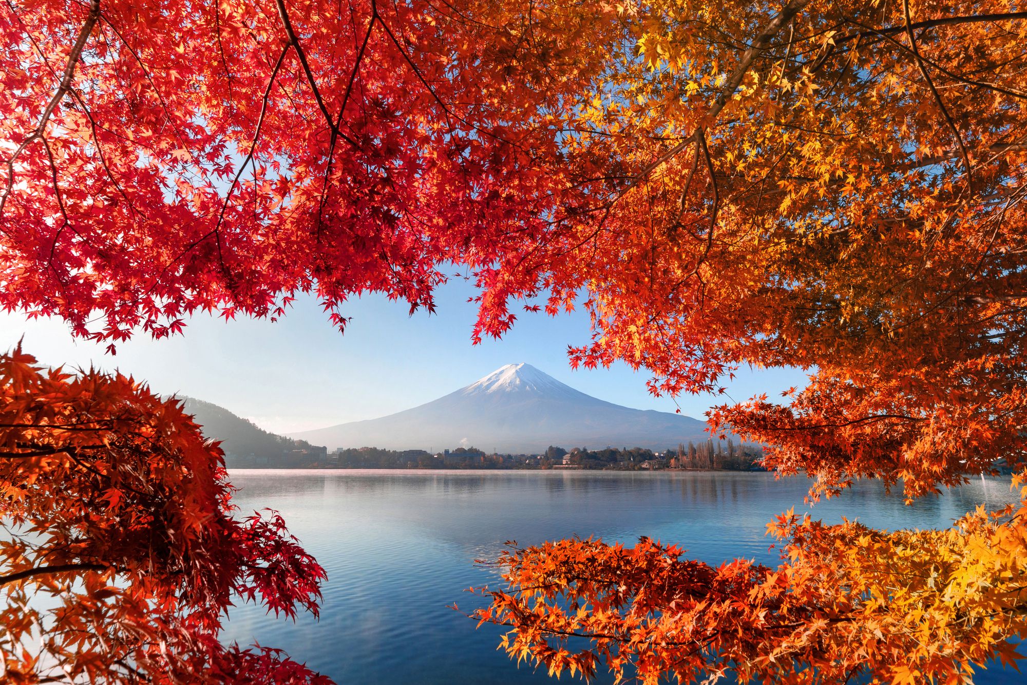 Lago Kawaguchiko e Monte Fuji