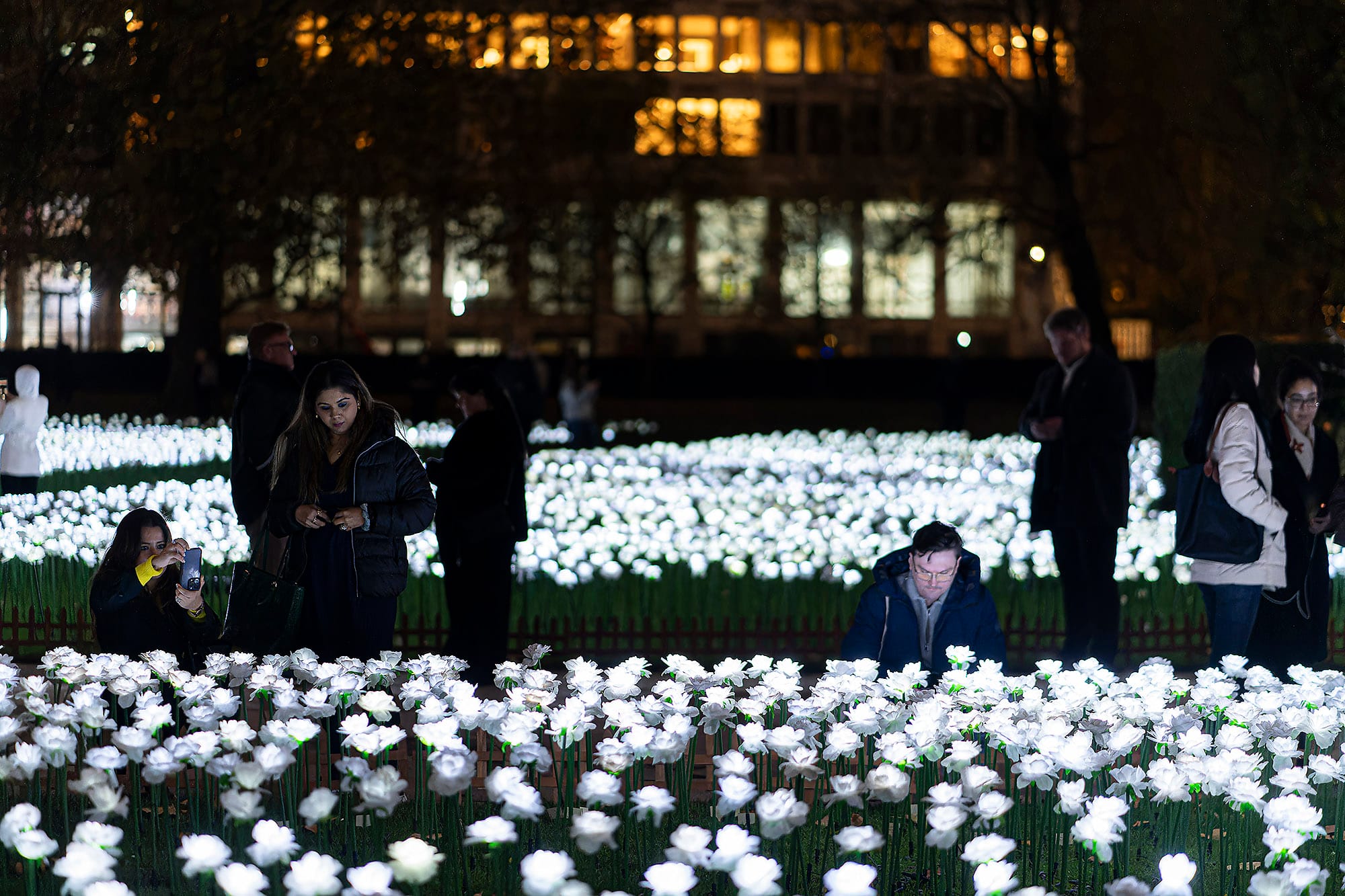 Trentamila rose bianche per chi non c’è più: a Londra l’emozione dell’Ever After Garden