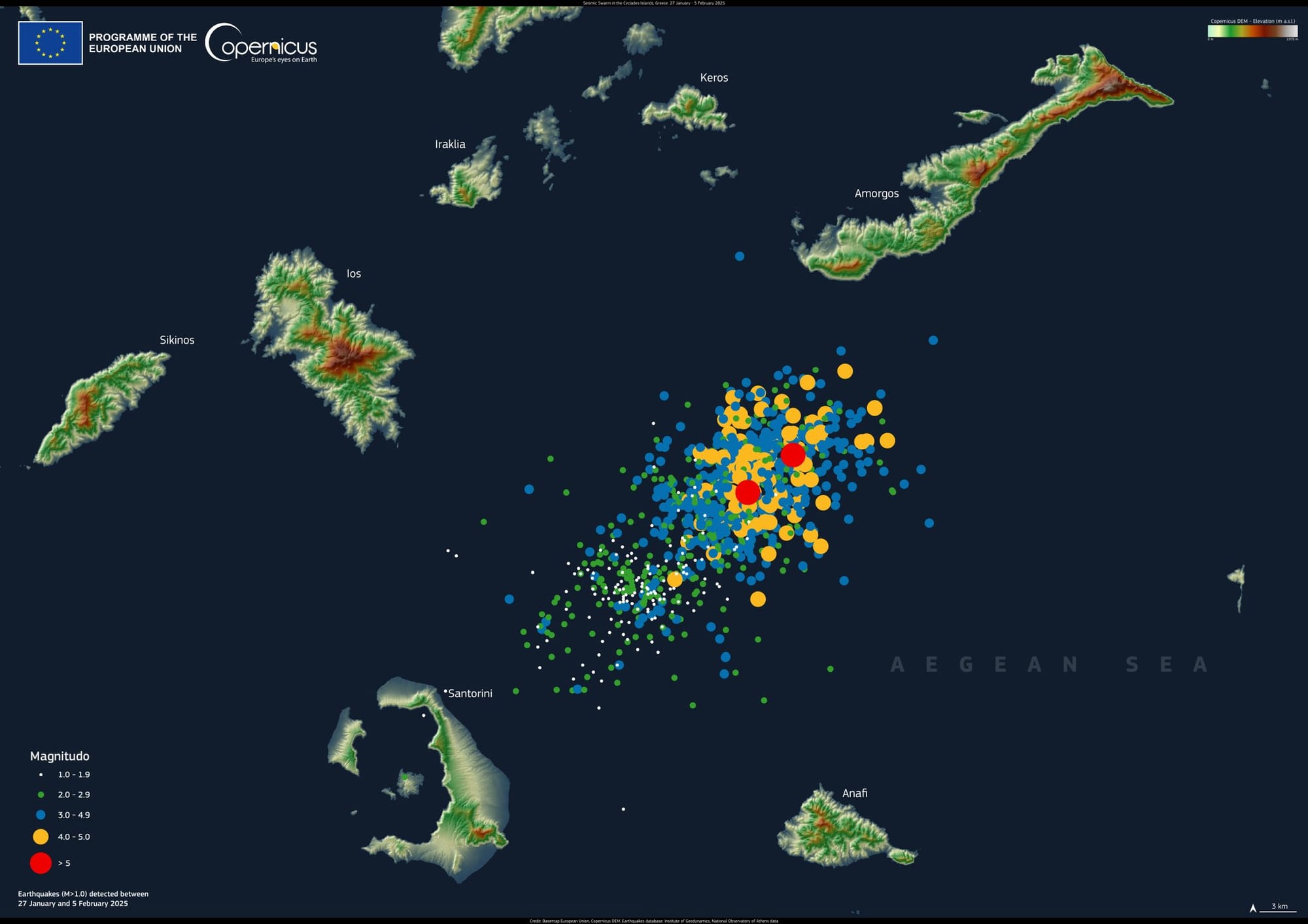 Terremoti, ecco cosa succedendo a Santorini