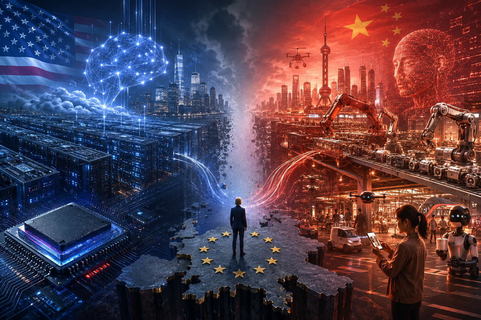 Intelligenza artificiale, il mondo sempre più diviso. Che ruolo ha l'Europa?
