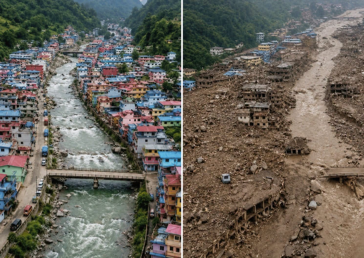 In Nepal una frana  ha fatto tremare i sismografi come un terremoto di magnitudo 5.2