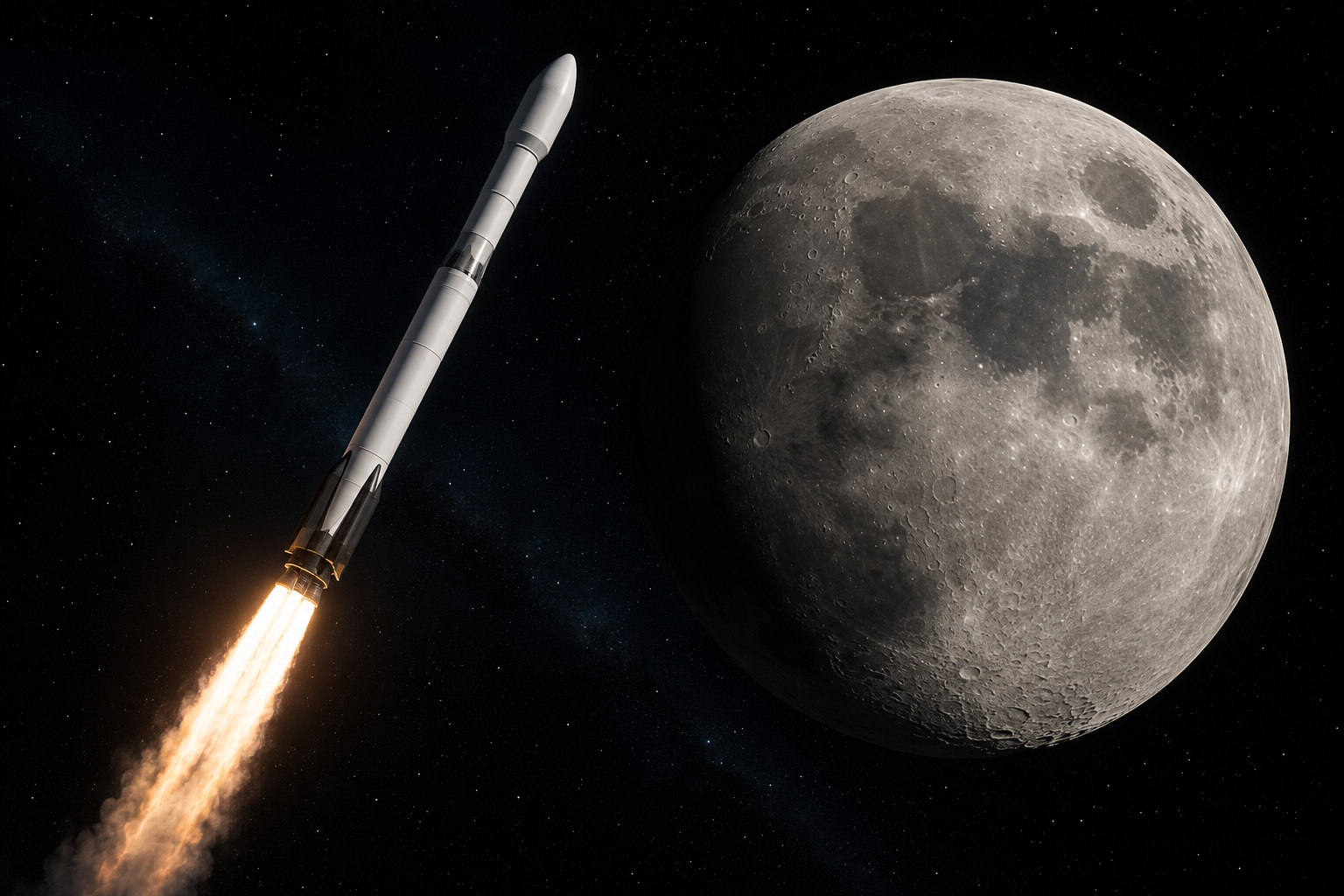 Un razzo SpaceX si è schiantato sulla Luna: i precedenti e i rischi dei detriti circumlunari