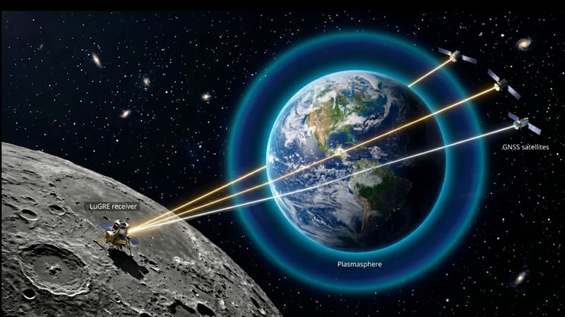 Dalla Luna la prima "radiografia" del plasma che avvolge la Terra post image